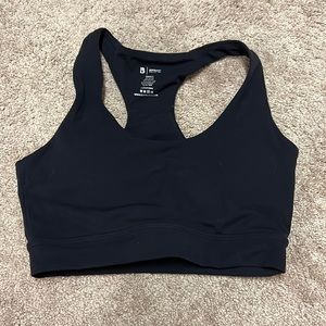 Buffbunny black long lined racerback bra